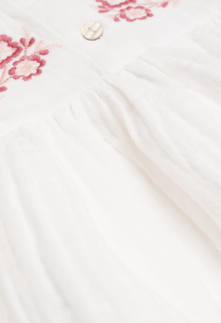 MANGO - Blouse texas - white