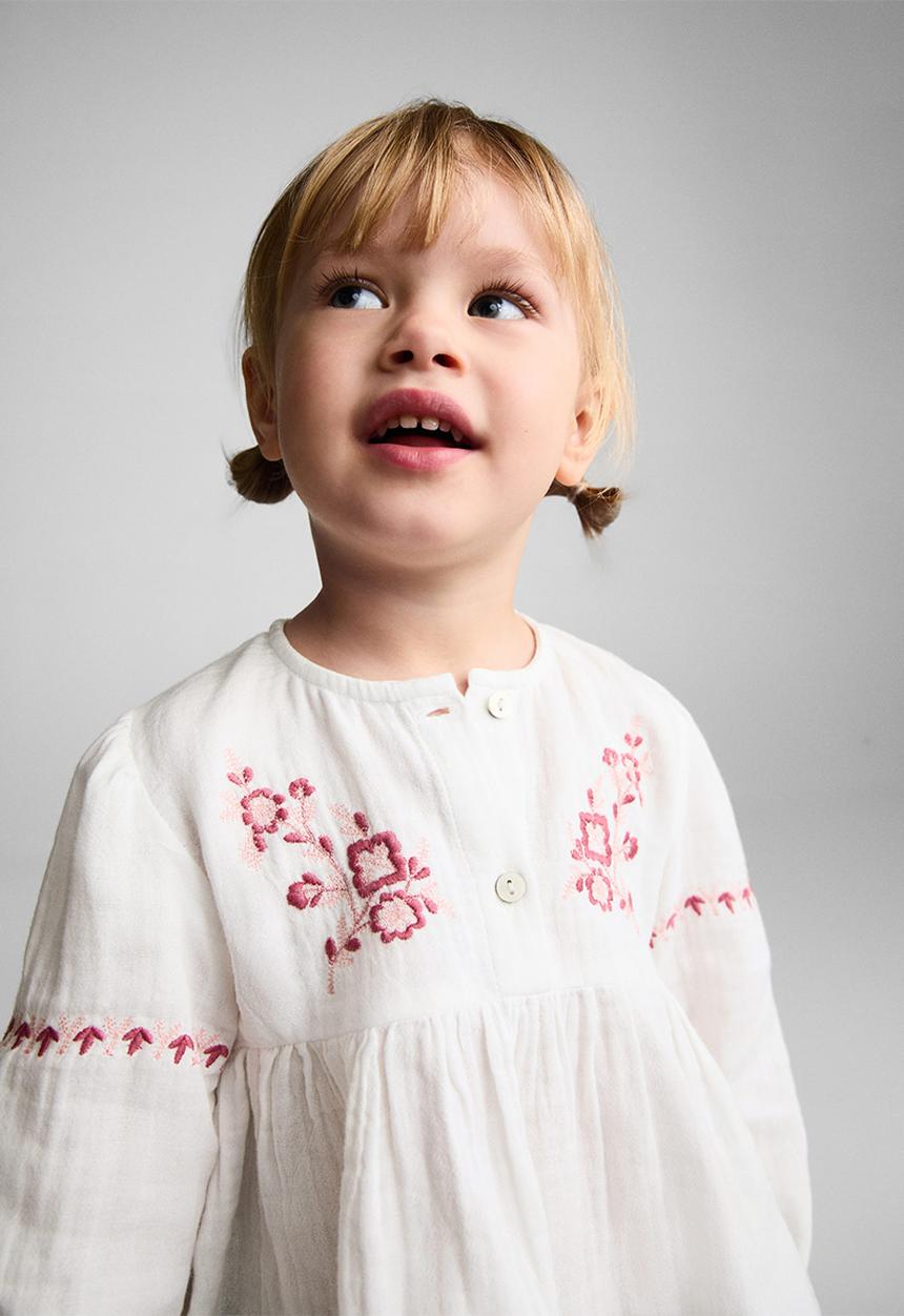 MANGO - Blouse texas - white