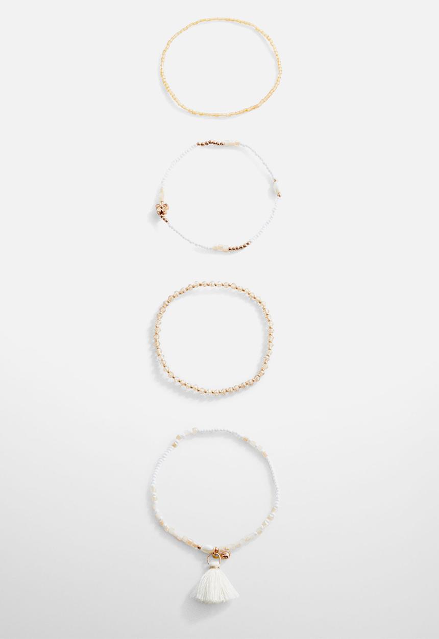 MANGO - Bracelet blanca - gold
