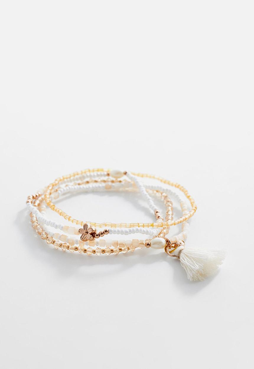 MANGO - Bracelet blanca - gold