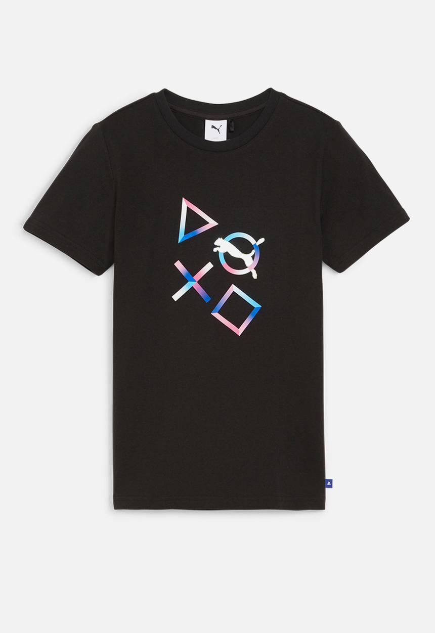 PUMA - Puma x playstation graphic tee - puma black