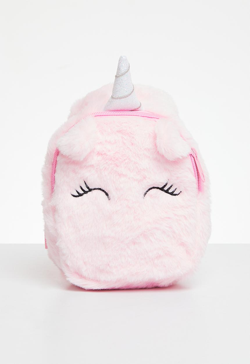 Pop Candy - Plush unicorn handbag - pink