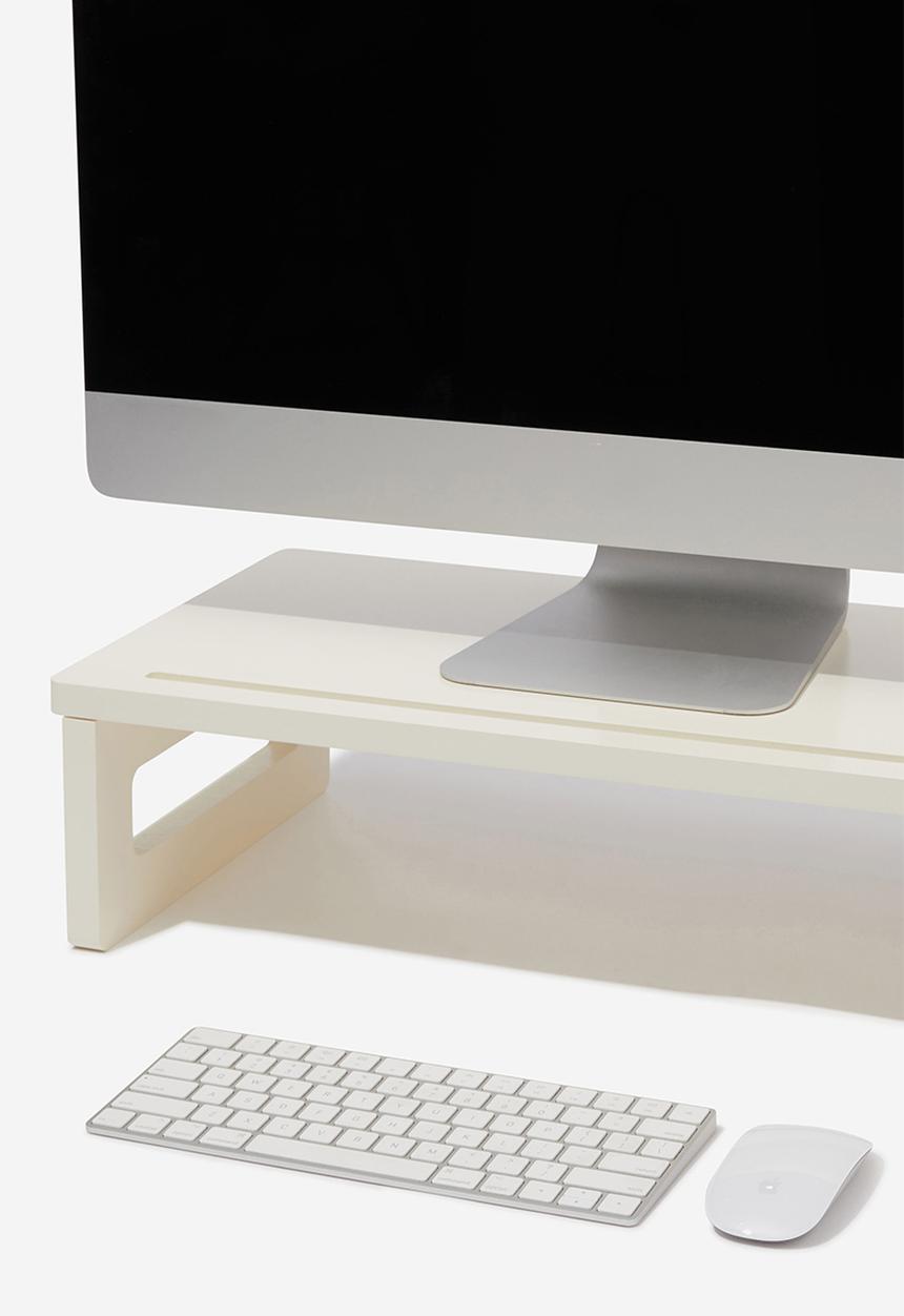 Typo - Monitor Stand - Ecru