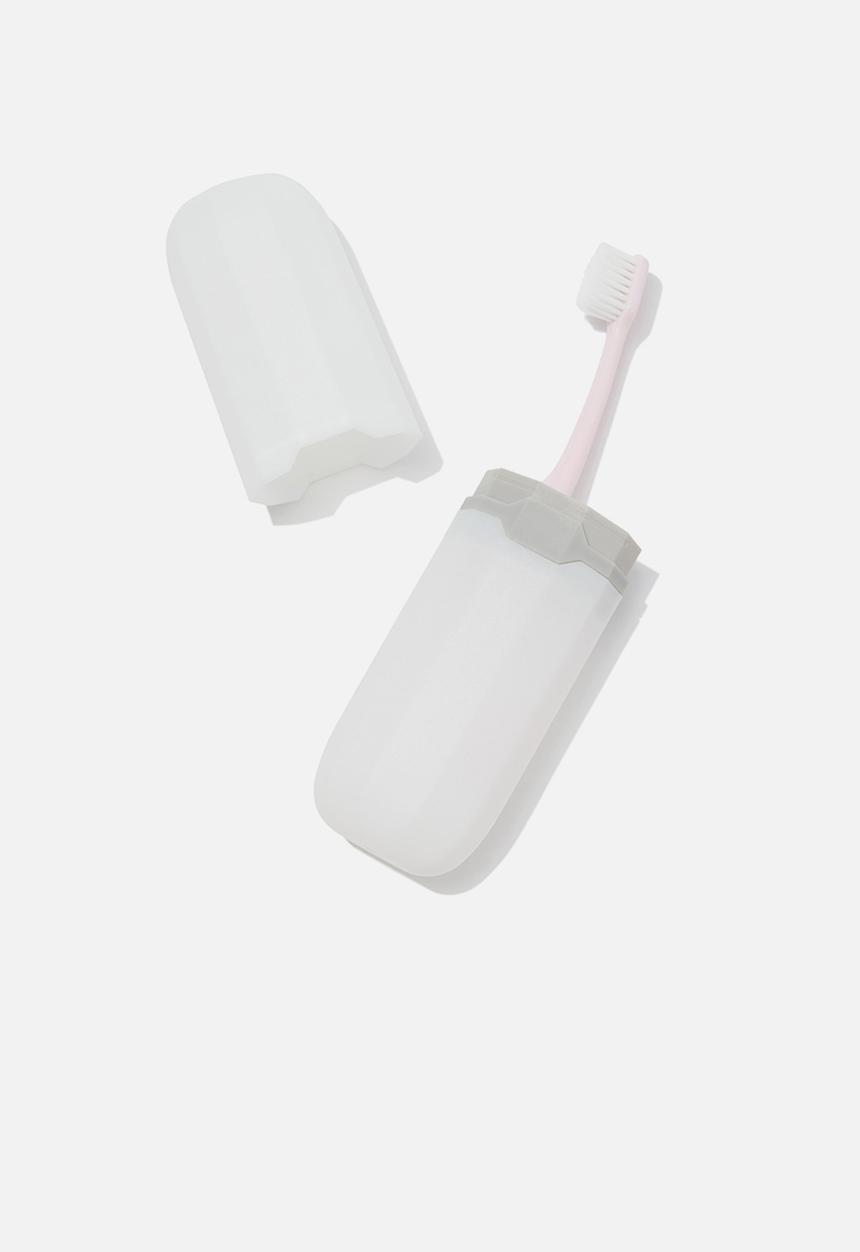 Typo - Travel Toothbrush Holder - White