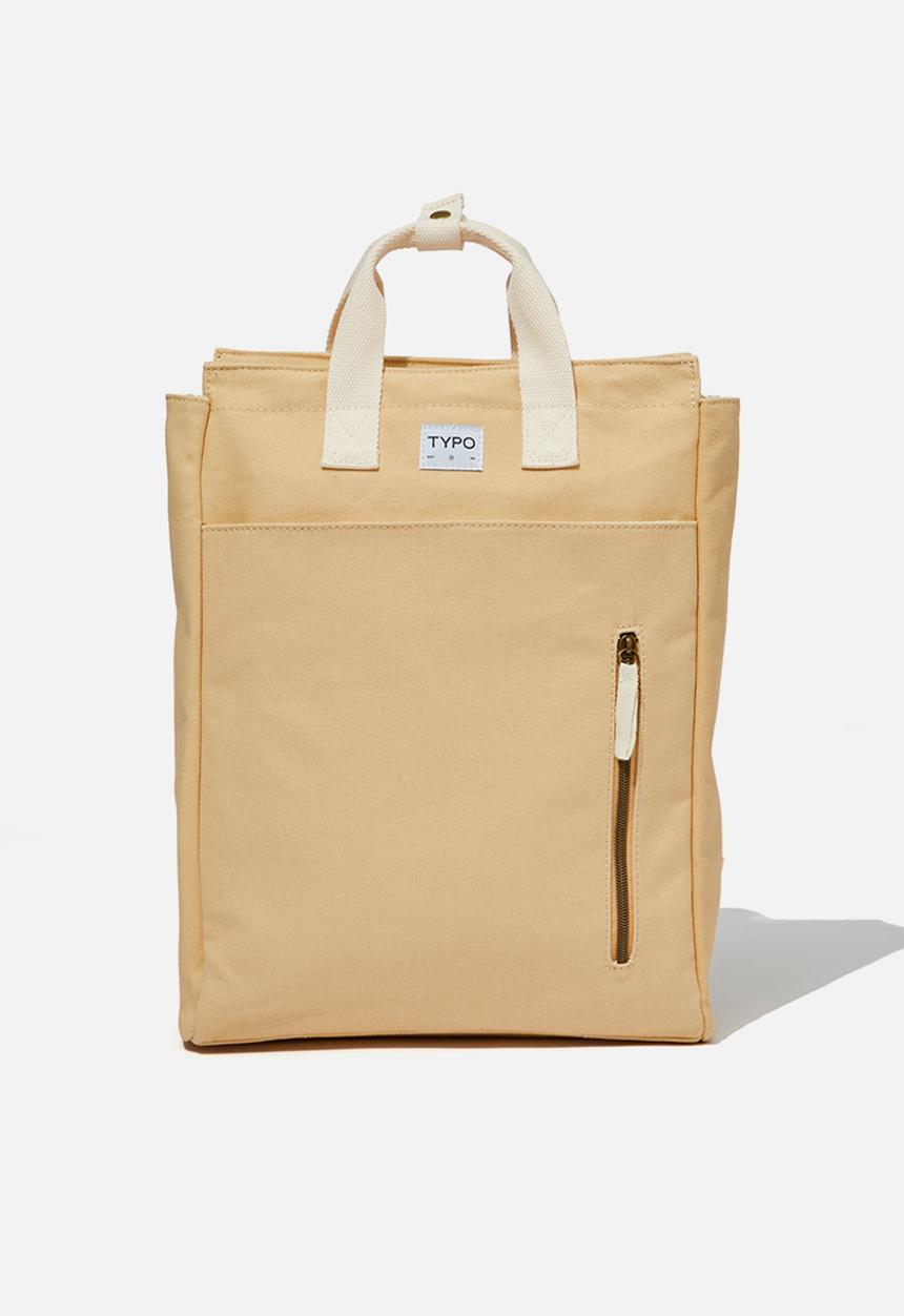 Typo - Got Your Back Tote Backpack - Latte