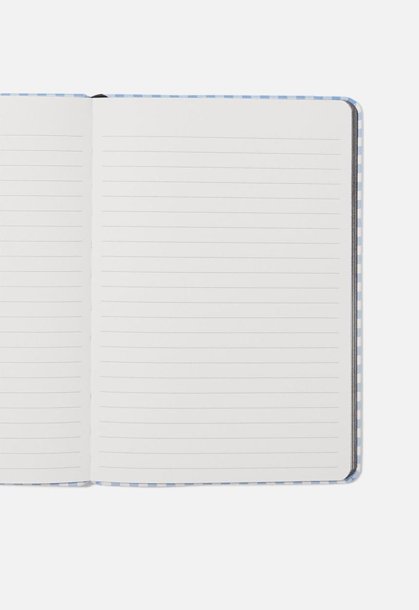 Typo - A5 Buffalo Journal - Coastal Blue Gingham