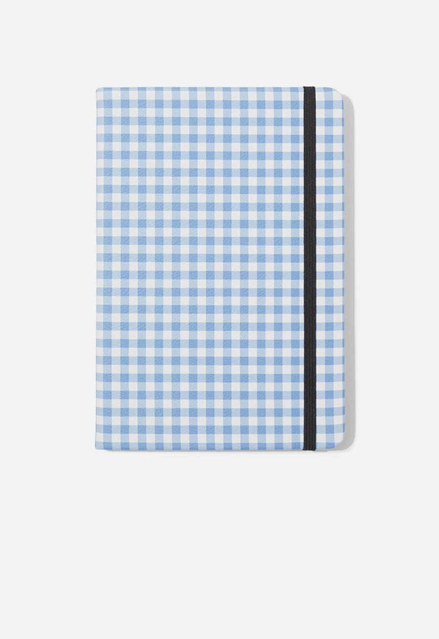 Typo - A5 Buffalo Journal - Coastal Blue Gingham