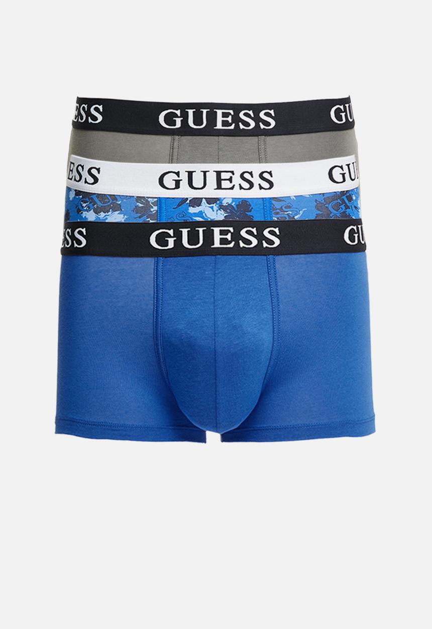 GUESS - Joe boxer trunk 3 pack - allover watercolors flower