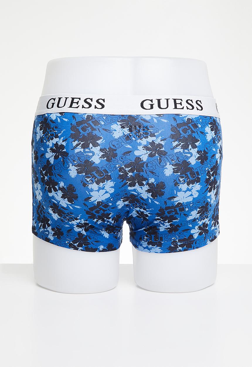 GUESS - Joe boxer trunk 3 pack - allover watercolors flower