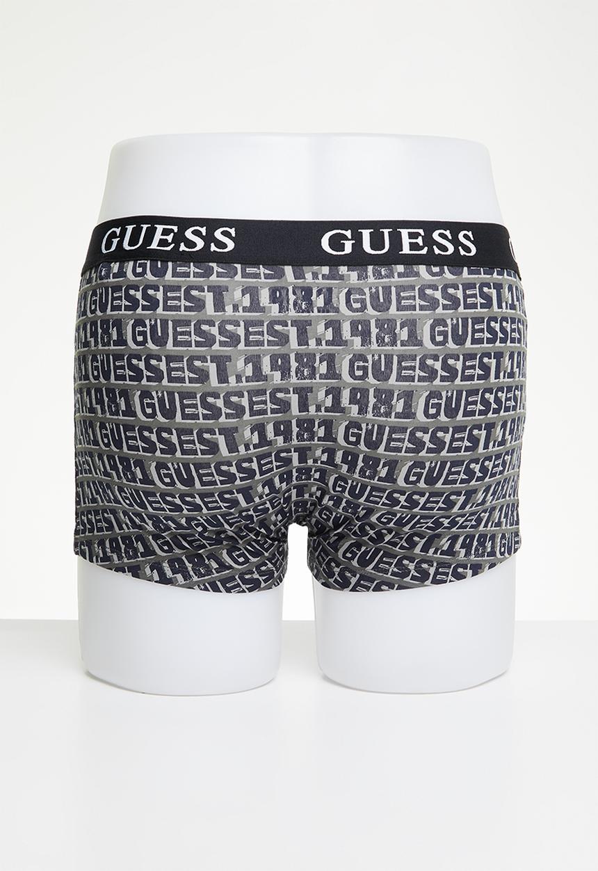 GUESS - Brian hero boxer trunk 3 pack - multi