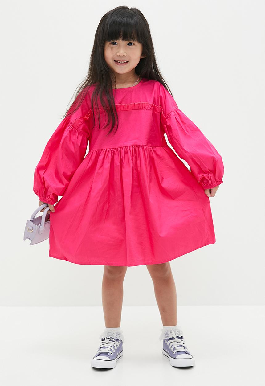 Pop Candy - Baloon sleeve dress - pink