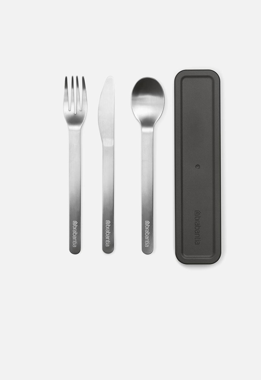 Brabantia - Make & Take cutlery set of 3 - dark grey