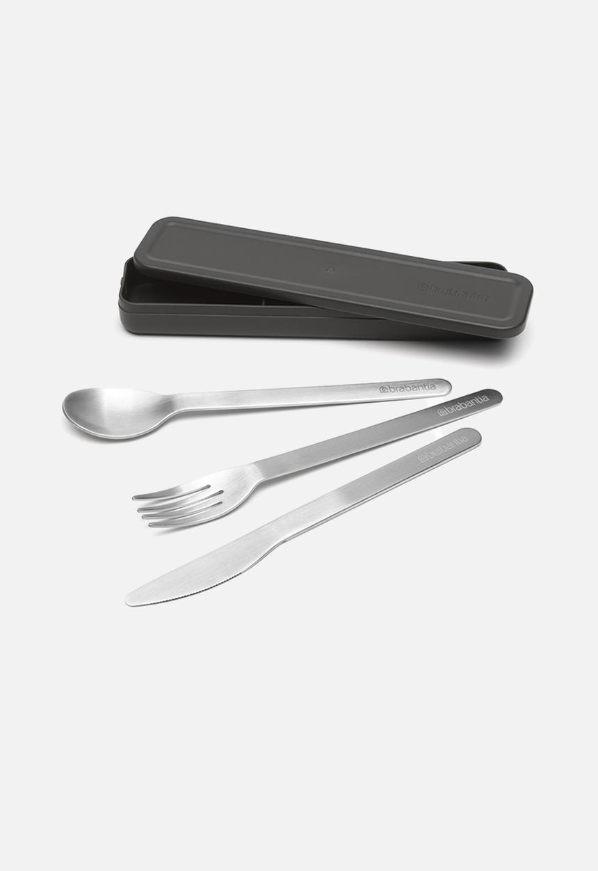 Brabantia - Make & Take cutlery set of 3 - dark grey