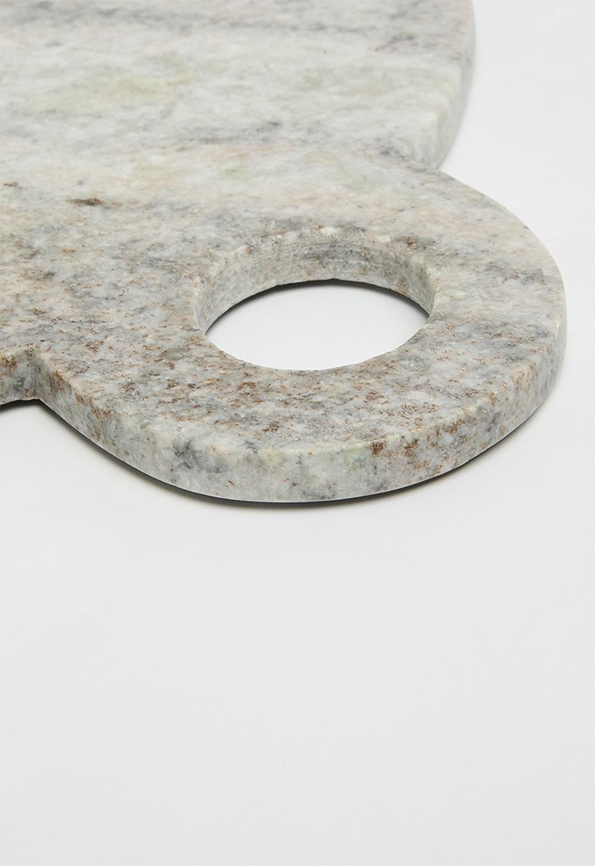 Sixth Floor - Round Marble Cheese Board - Natural