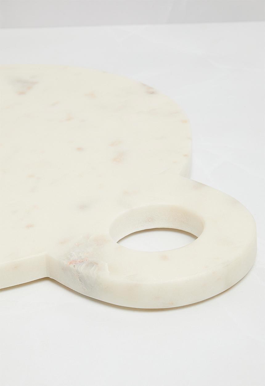 Sixth Floor - Round Marble Cheese Board - Bianco