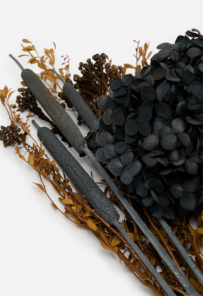 Bloom Space - Large Dried Floral Arrangement - Charcoal