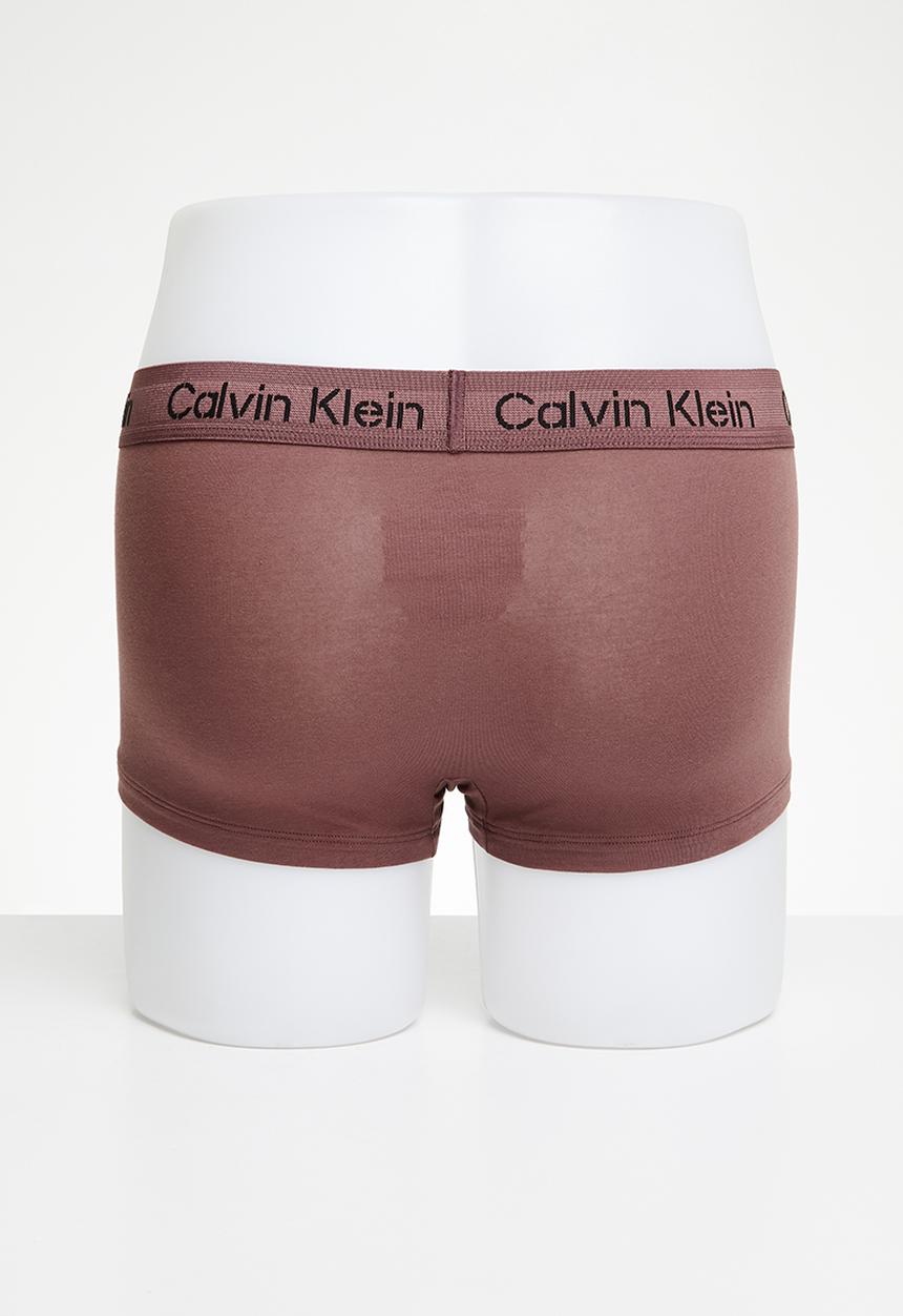 Calvin Klein - Low rise trunk 3 pack - marron, tigers eye, umber