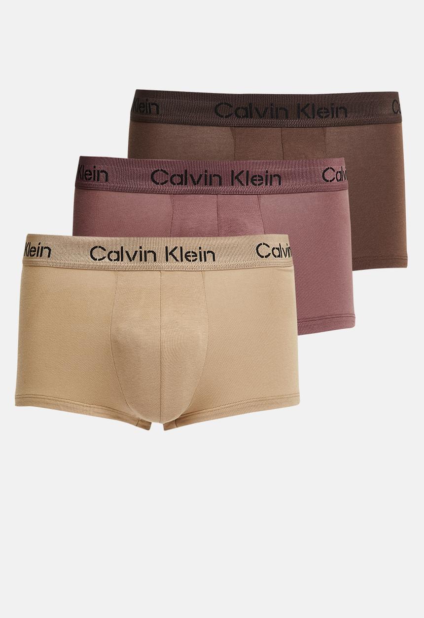 Calvin Klein - Low rise trunk 3 pack - marron, tigers eye, umber