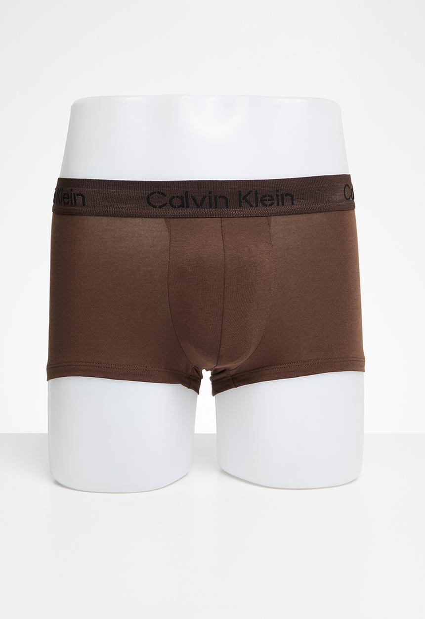 Calvin Klein - Low rise trunk 3 pack - marron, tigers eye, umber