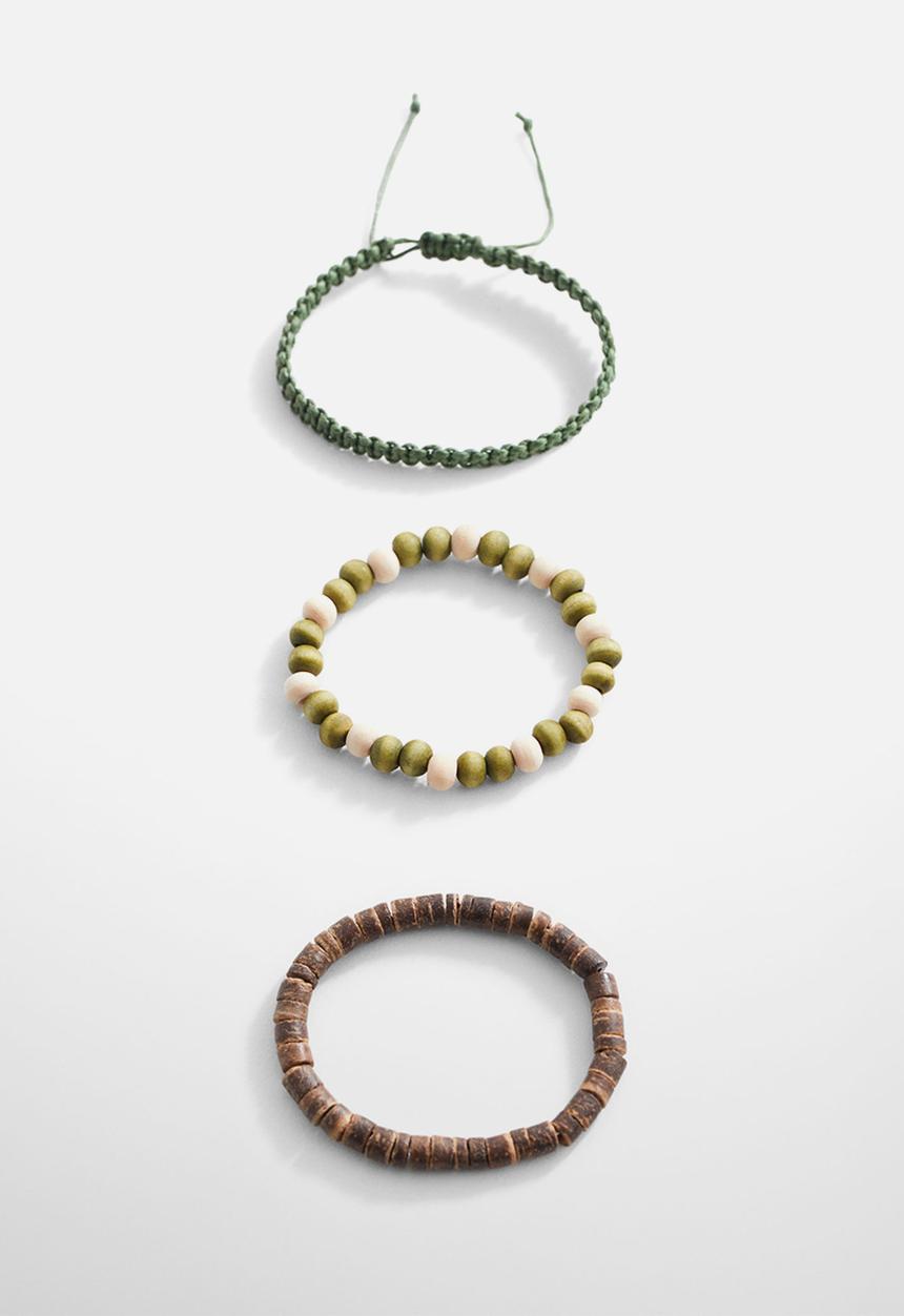 MANGO - Bracelet adventur - khaki