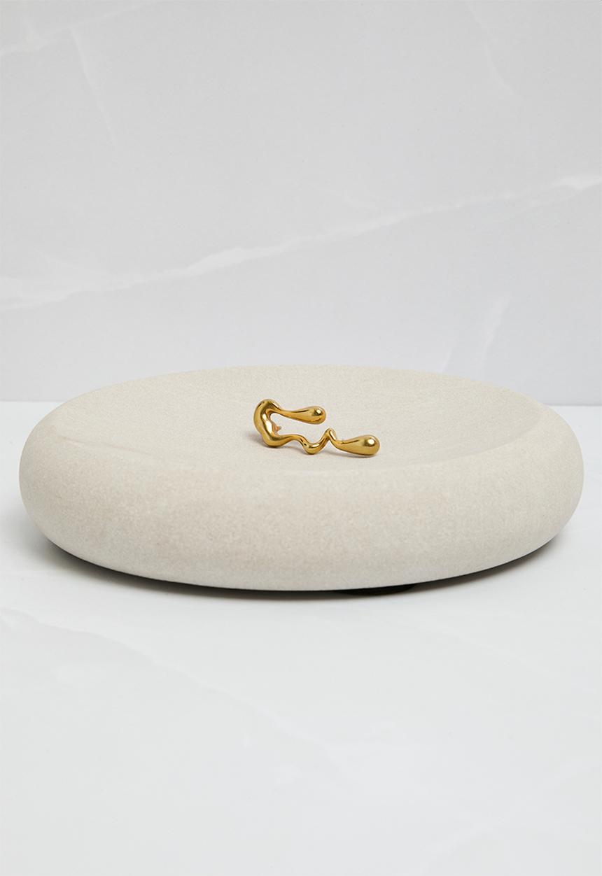 Sixth Floor - Sandstone Trinket Tray - natural