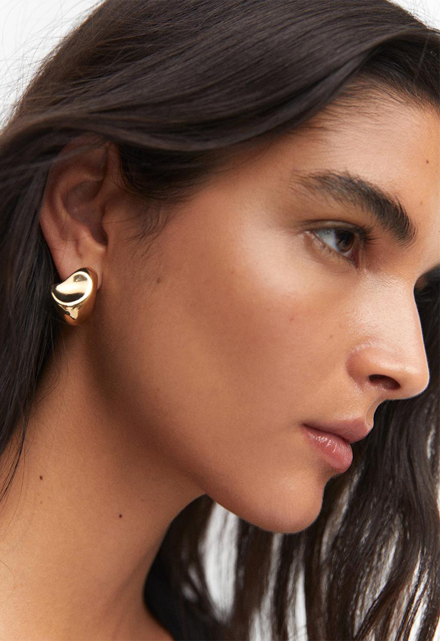 MANGO - Earrings leila - gold
