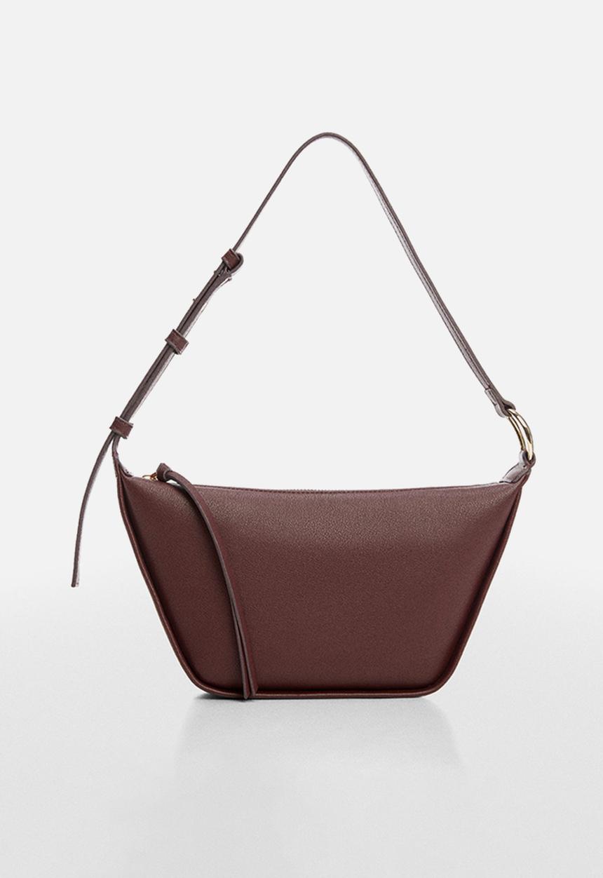 MANGO - Bag ashley -78 - dark red