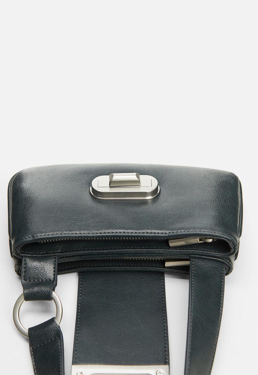MANGO - Bag mch luna - black