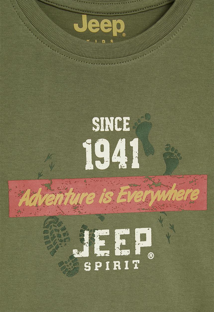 JEEP - Footprint long sleeve tee - slate