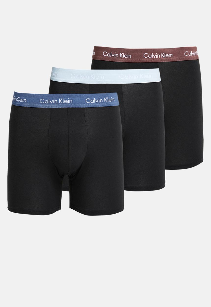 Calvin Klein - Boxer brief 3 pack - b- marron, skyway, true navy wbs