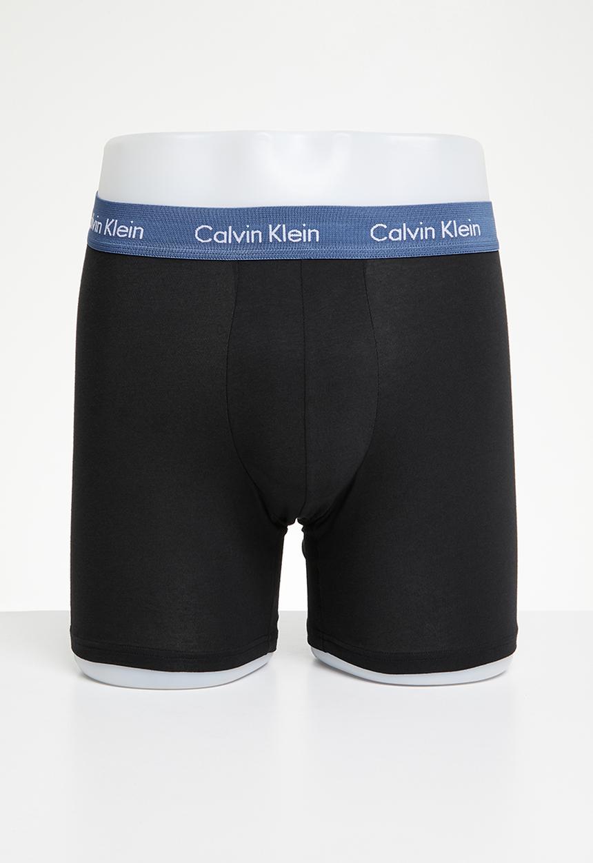 Calvin Klein - Boxer brief 3 pack - b- marron, skyway, true navy wbs