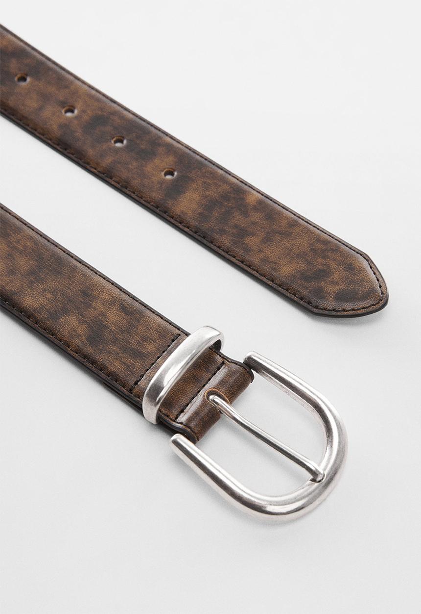 MANGO - Belt maru - brown
