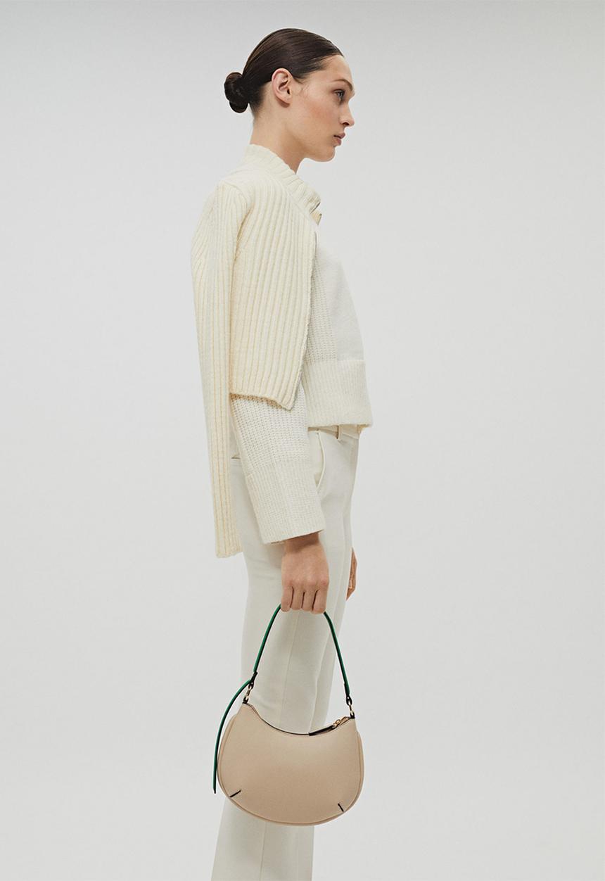MANGO - Bag vico-02 - natural
