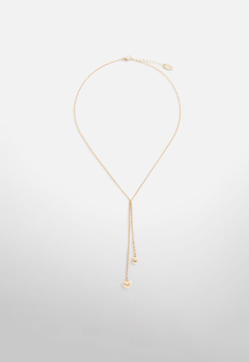 MANGO - Necklace laska -or - gold