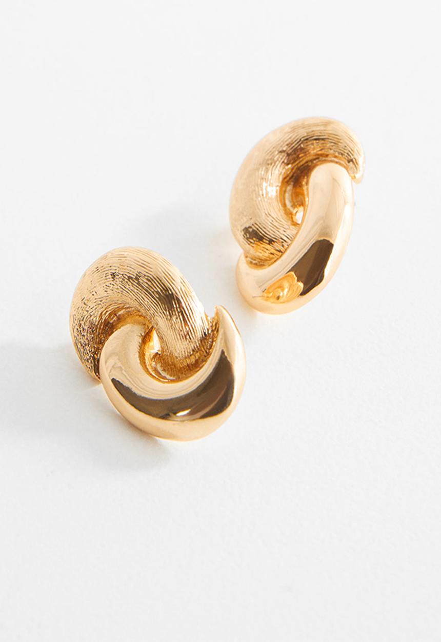 MANGO - Earrings carlota - gold