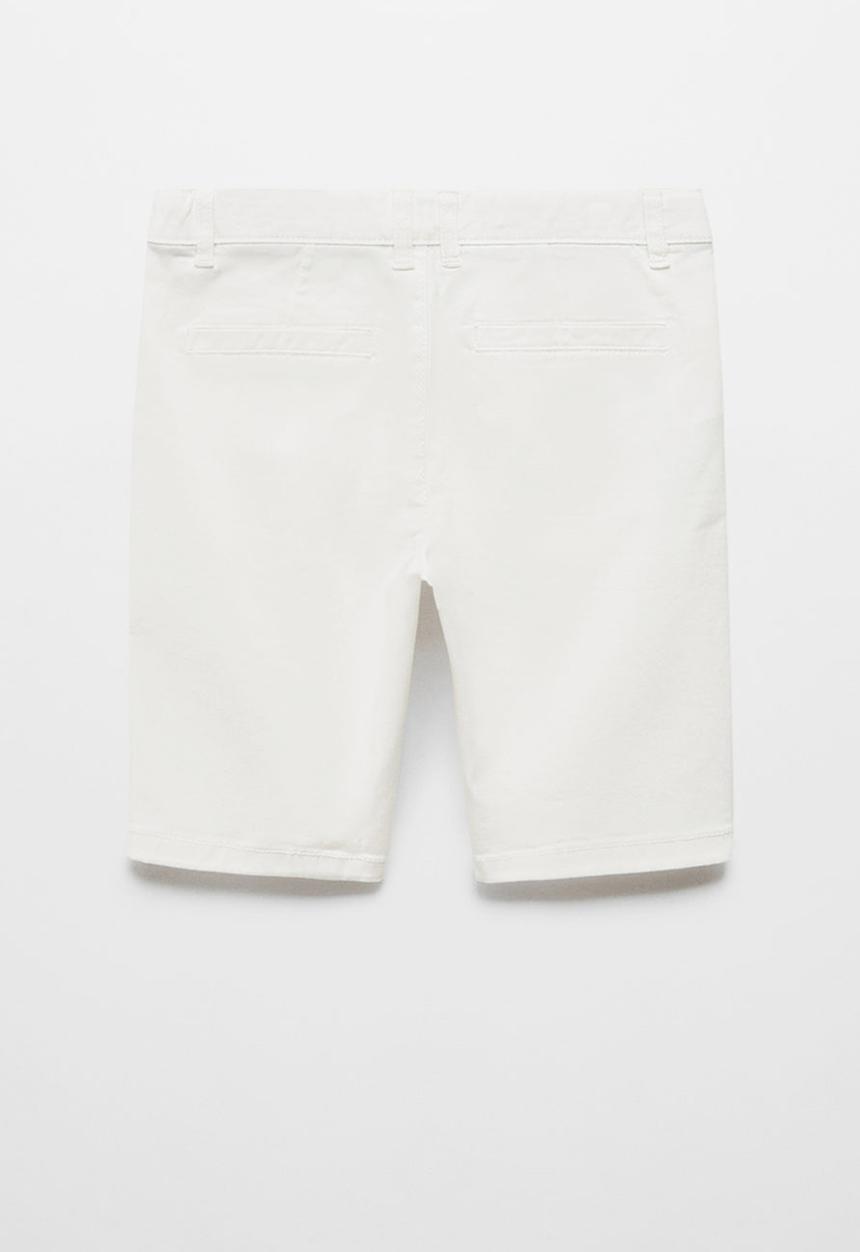 MANGO - Bermuda shorts pico - white