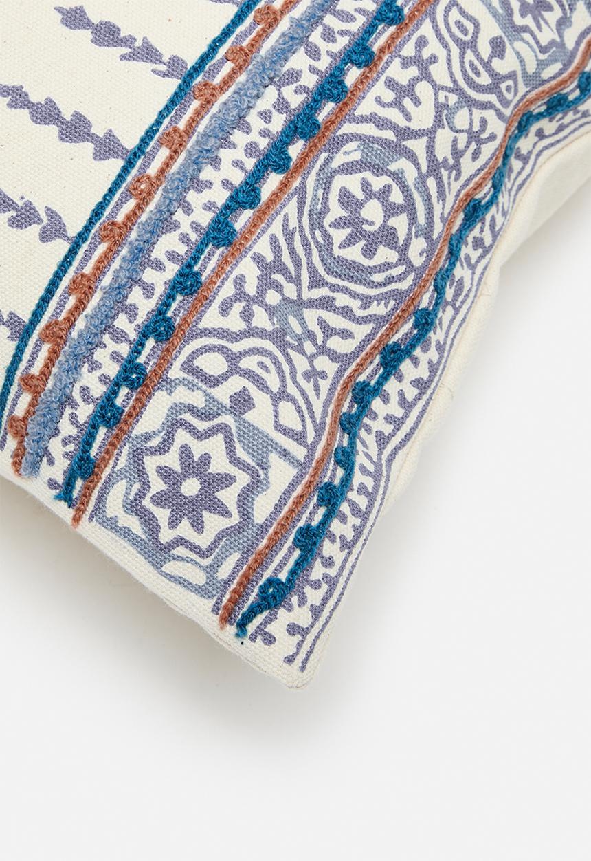 Sixth Floor - Deni cushion cover - blue