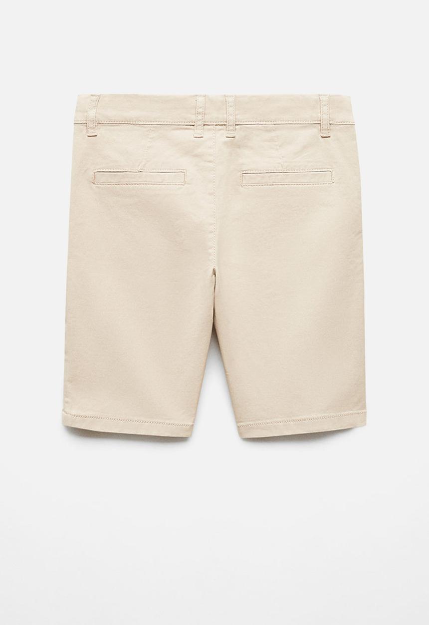 MANGO - Bermuda shorts pico - beige