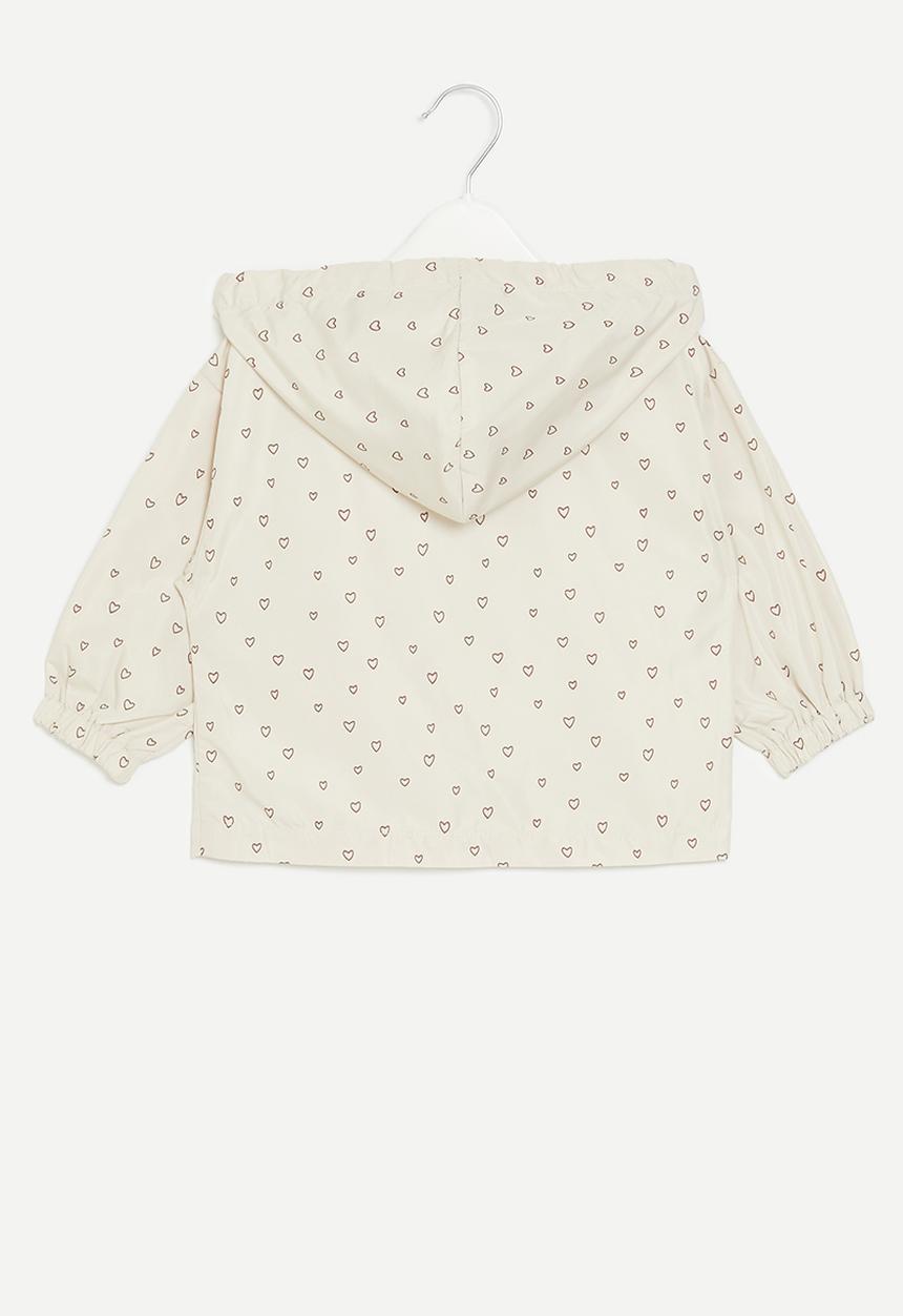 Pop Candy - Printed wind breaker - beige