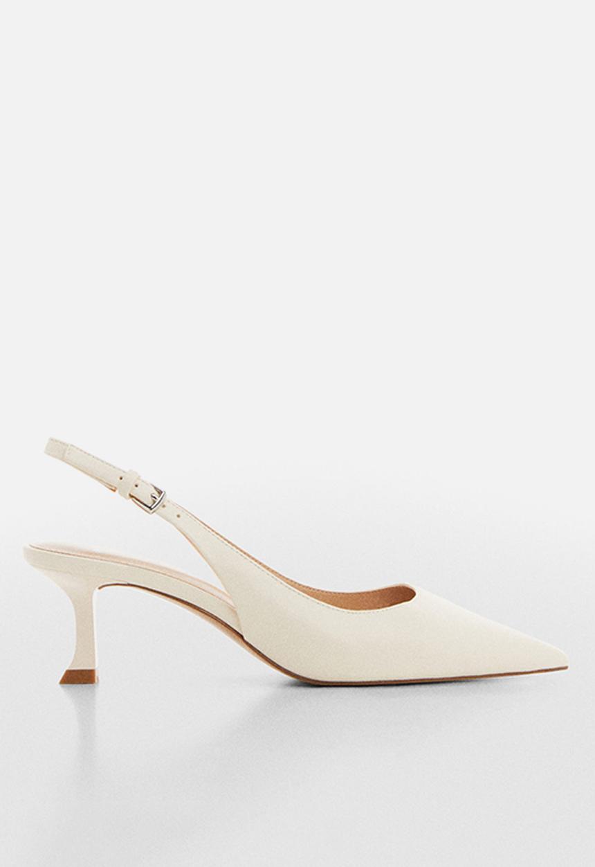 MANGO - Rory slingback court - light beige