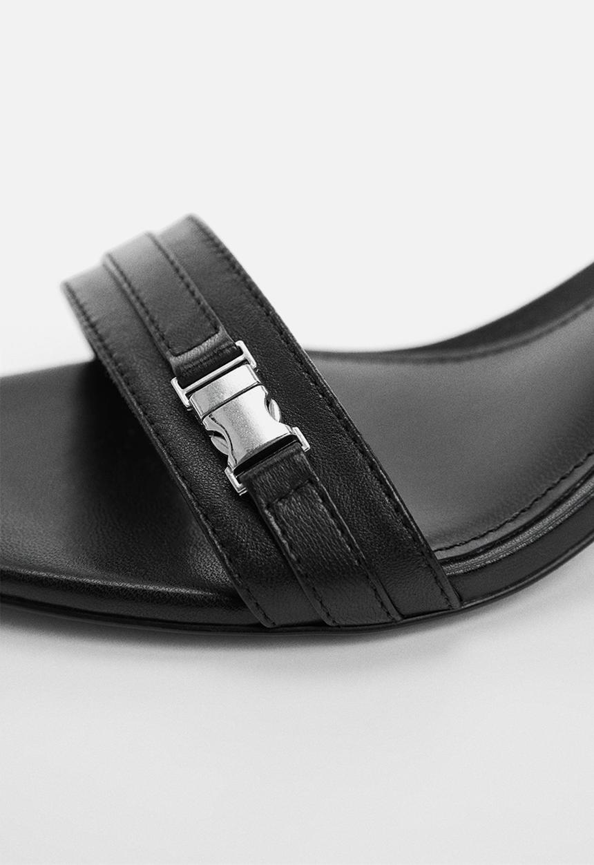 MANGO - Ani kitten heel - black