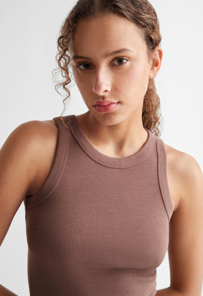 MANGO - Dress dalia - brown