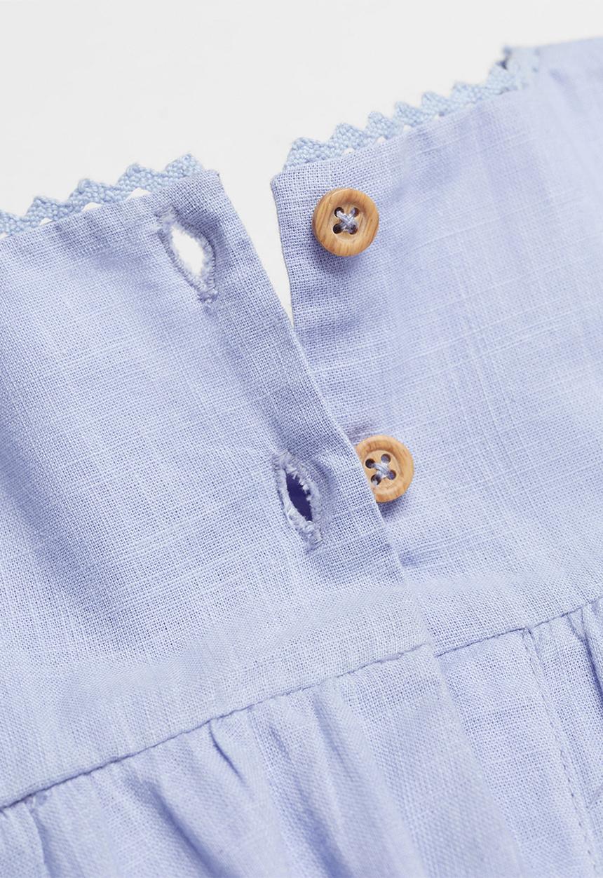 MANGO - Dress ariel - sky-blue