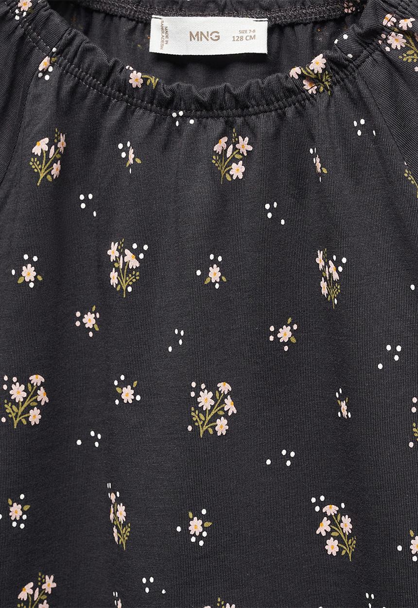 MANGO - T-shirt norma - charcoal