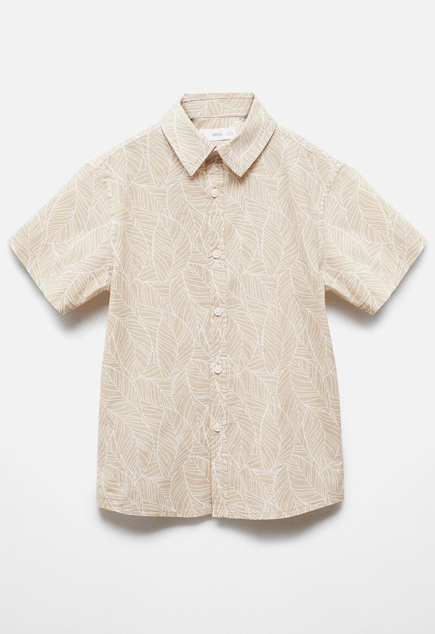 MANGO - Shirt thaiti - sand