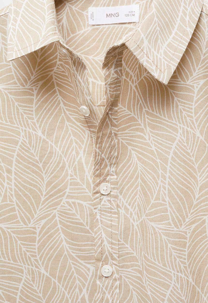 MANGO - Shirt thaiti - sand