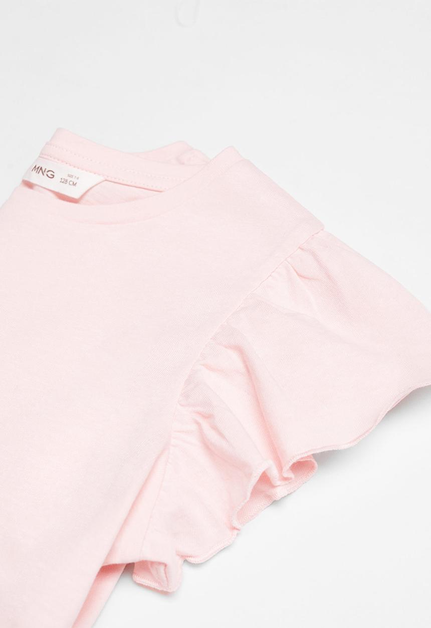 MANGO - T-shirt soft - pink