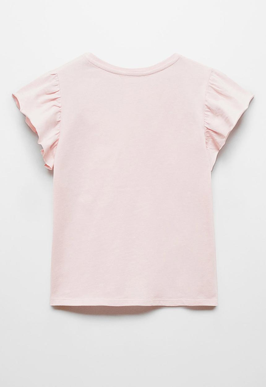 MANGO - T-shirt soft - pink