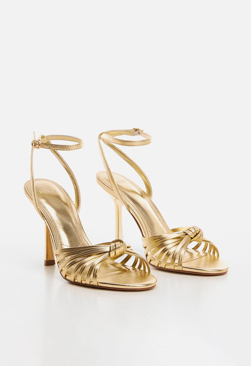 MANGO - Noto 1 strappy heel - gold