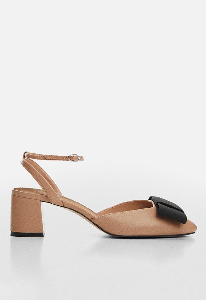 MANGO - Megan 1 block heel - light/pastel pink